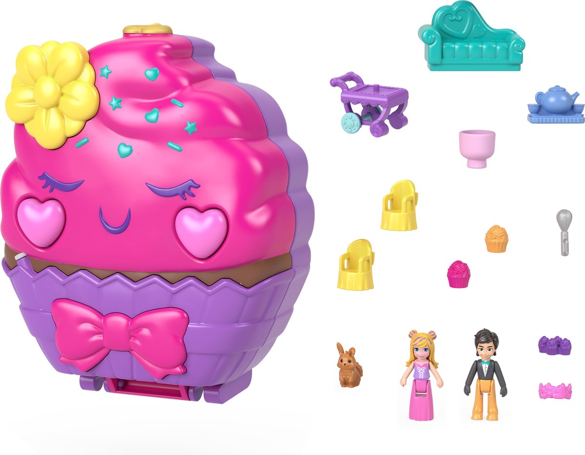 Polly Pocket Compacte Cupcakespeelset Iets Zoets