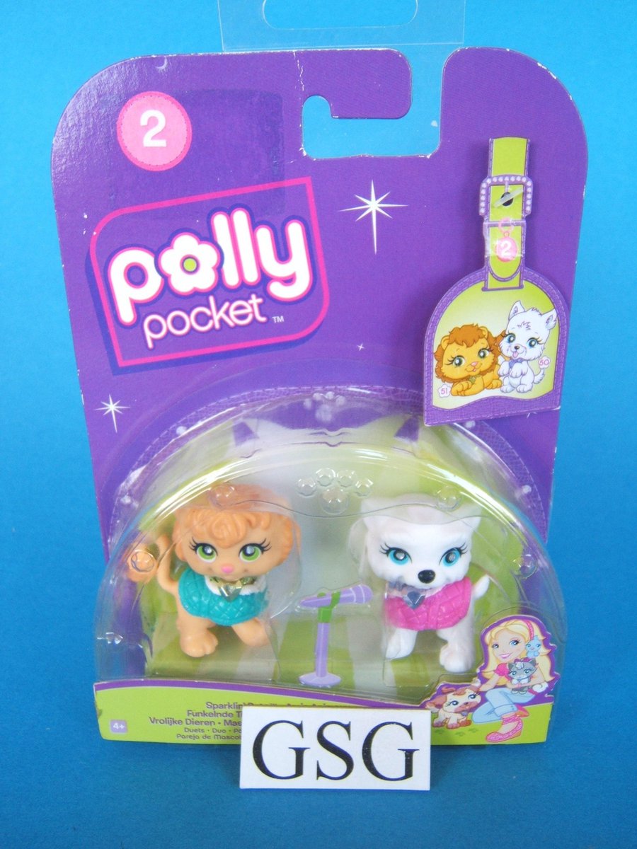 Polly Pocket Sparklin Pets Duet Series 3 NIB