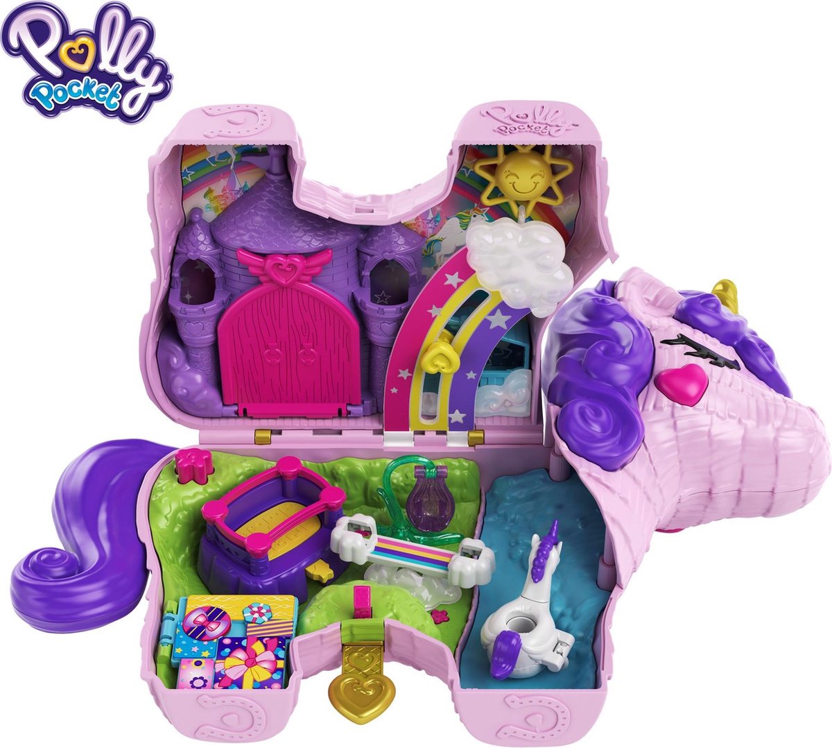 Polly Pocket Verrassings Eenhoorn (Window box)