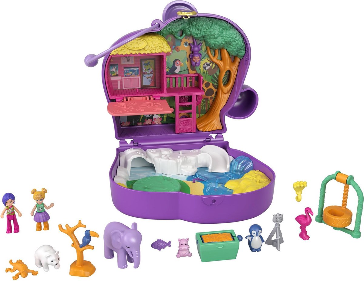 ​Polly Pocket Big Pocket World - Olifanten avontuur compact