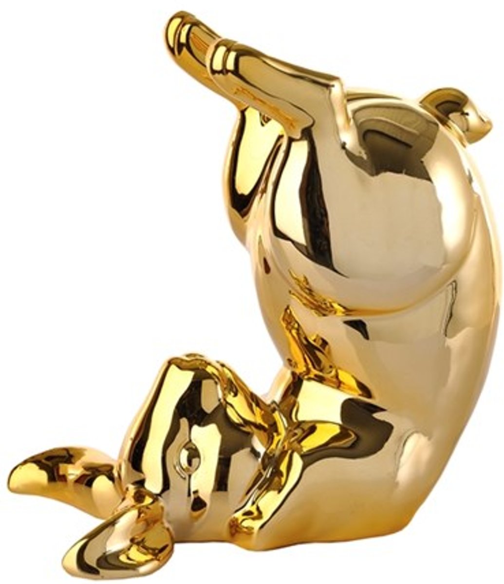 Pols Potten Moneybox Bunny Bum - Spaarpot - Goud