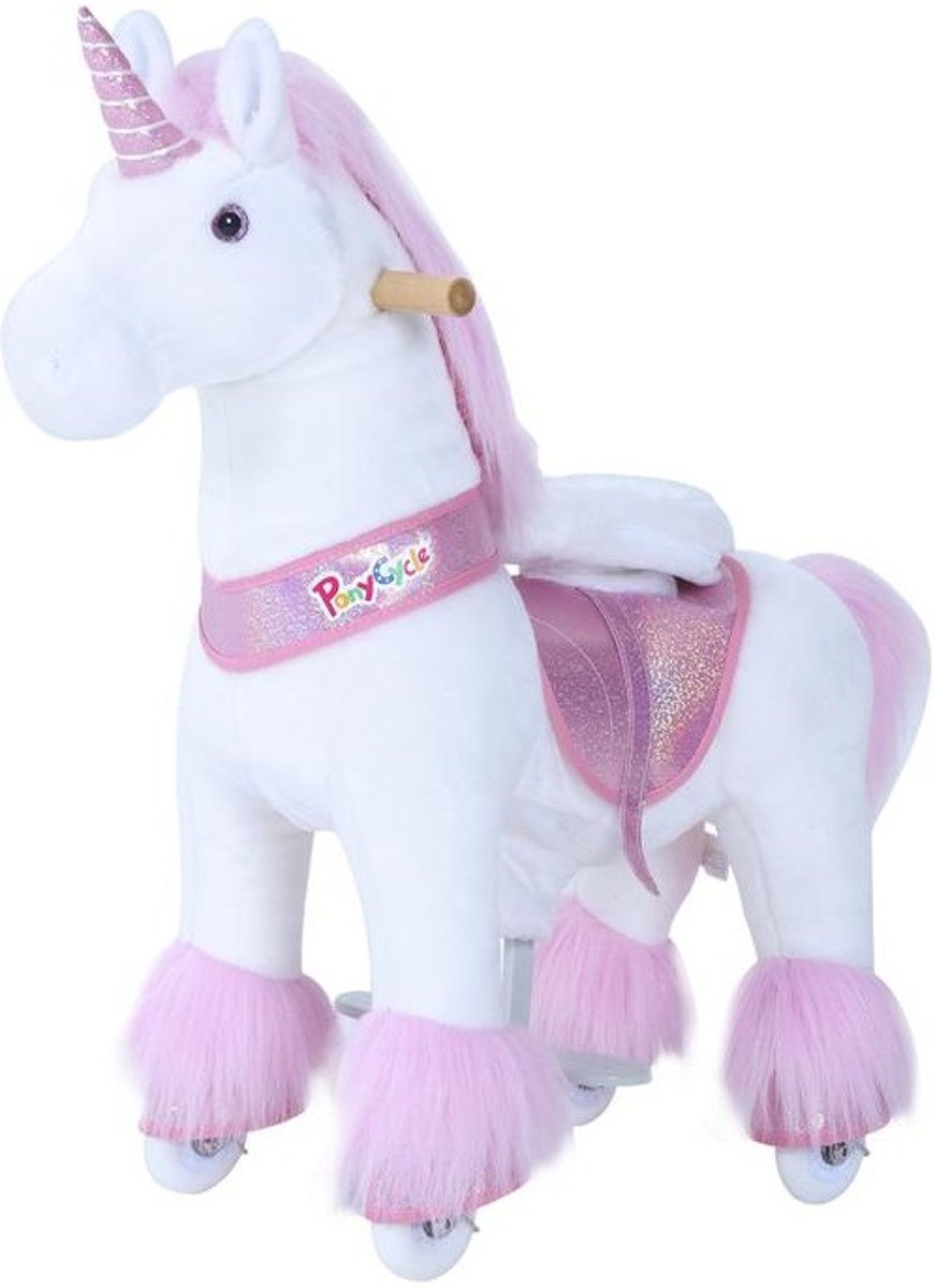 PonyCycle Eenhoorn Glitter Roze, Groot - U402‎‎