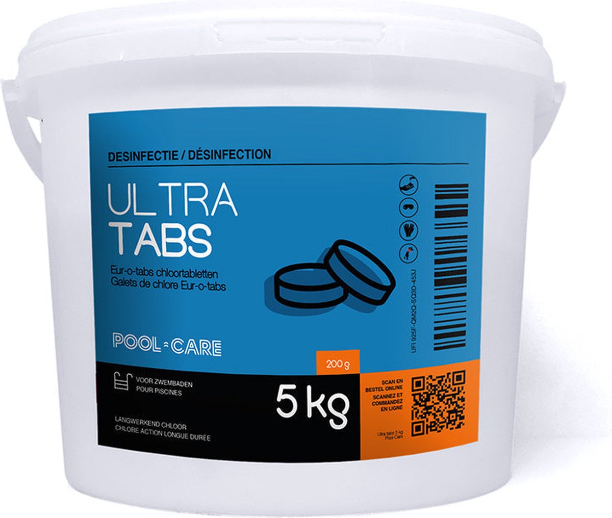 Pool-care Ultra Tabs chloortabletten 200 g / 5 kg