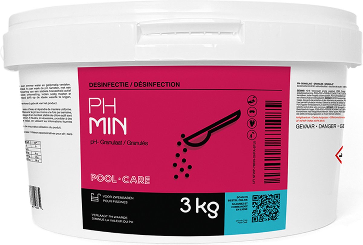 Pool-care pH Min granulaat 3 kg