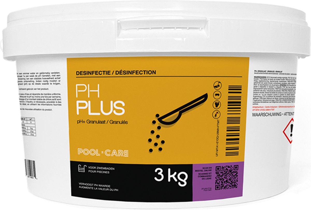 Pool-care pH Plus granulaat 3 kg