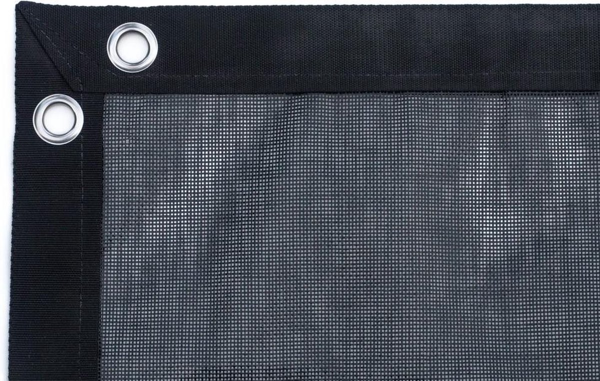 Gaasnet 250 g/m2 - winterafdekking - Afmetingen gaasnet: 4 x 10m - Kleur: Zwart