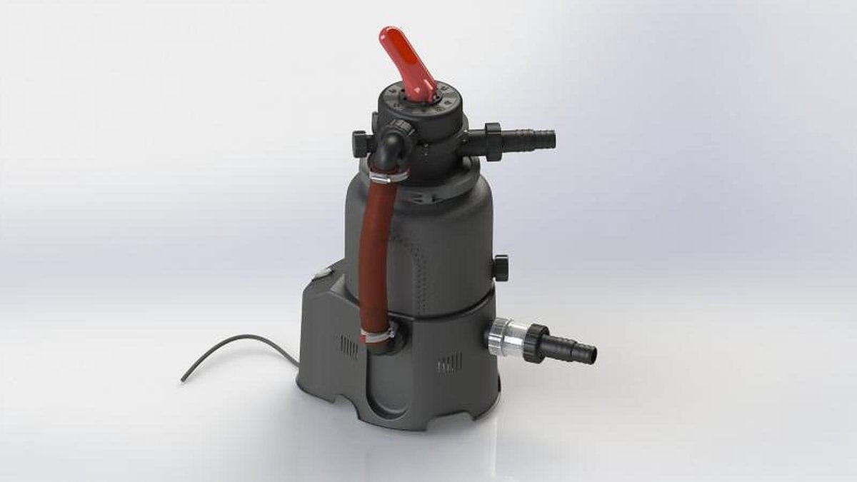 Monoblok zandfilter 2 m³ / u met ingebouwde pomp en bovenklep tot 8m³ - Zandfiltersysteem 220