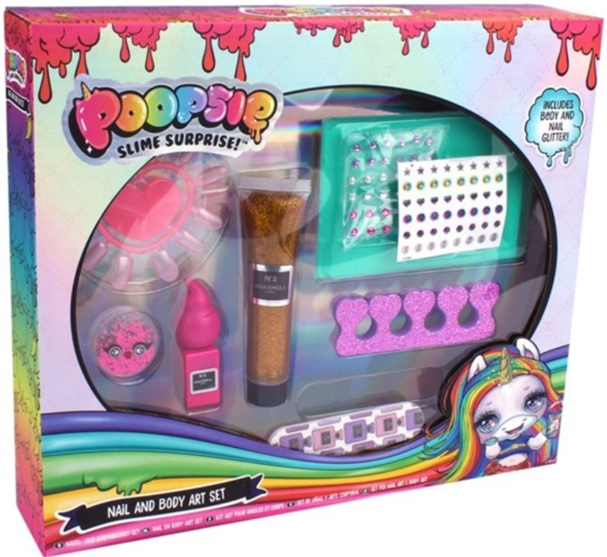   nail en body art set