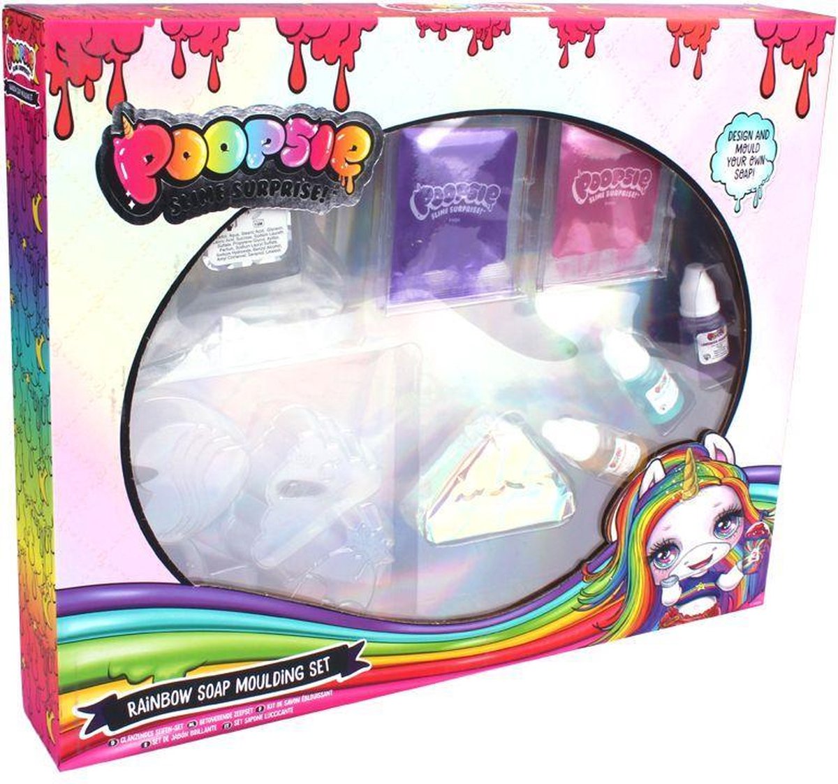 Poopsie slime surprise rainbow soap moulding set - Maak je eigen poopsie zeep - creatief voor kinderen vanaf 5 jaar