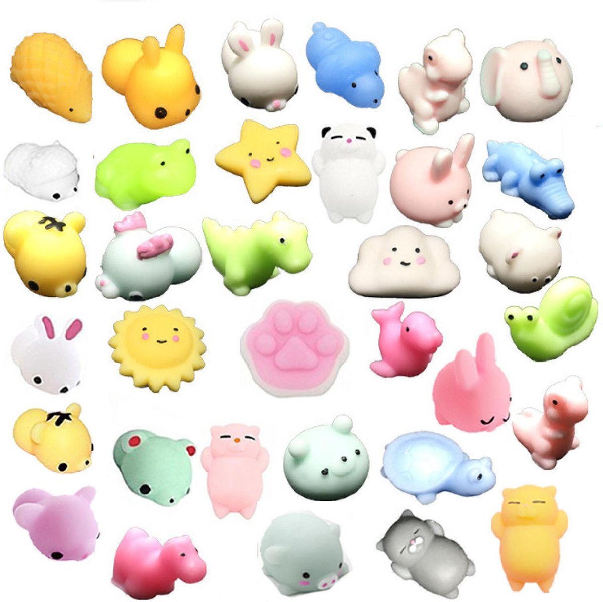 Mochi squishy  - Squishy - Mochi - 5 stuks -   toys - Anti stress -  ®