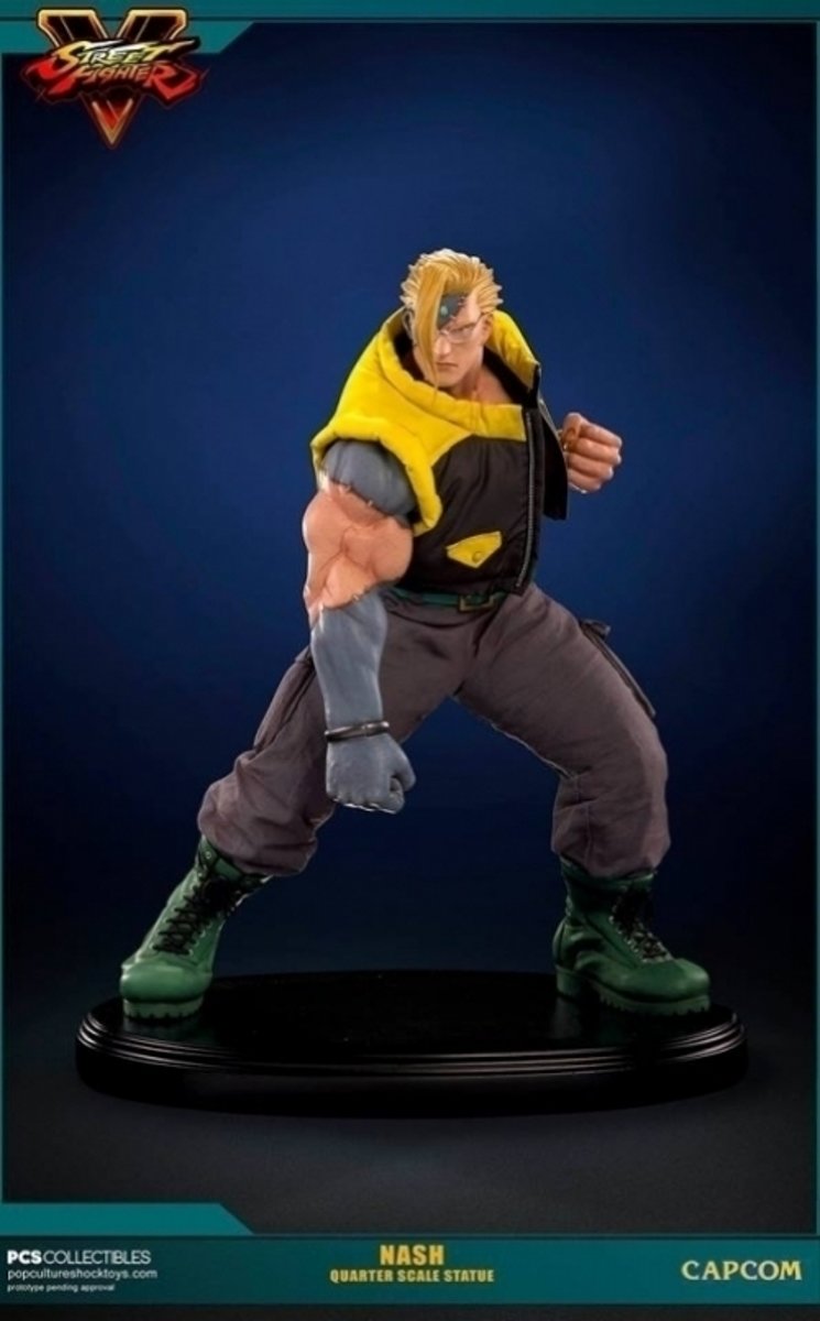 Street Fighter V: Regular Nash 1:4 Statue