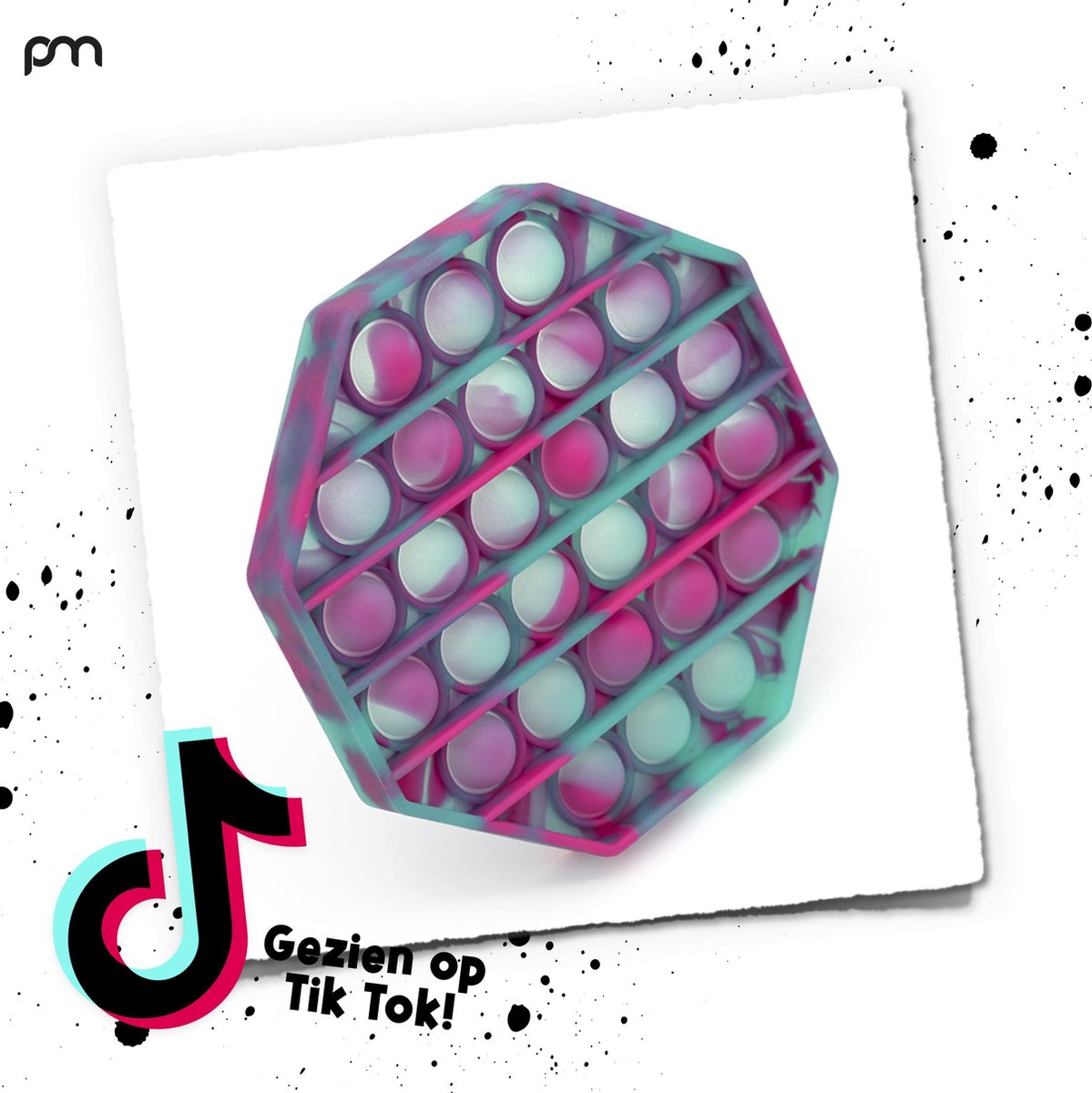 Pop it glow in the dark - Pop it - Pop its - Fidget pop it - multicolor - glow in the dark pop it - POP IT! - Fidget