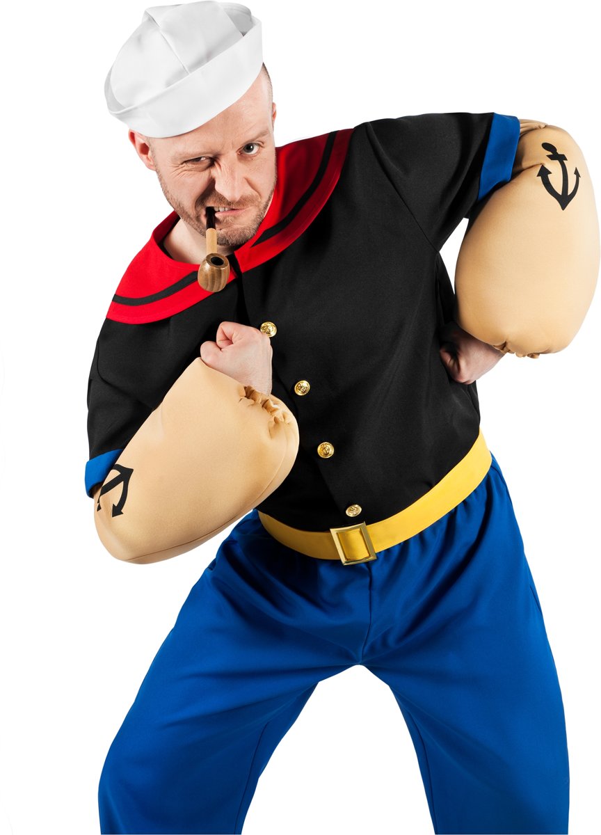 Klassiek Popeye™ kostuum voor volwassenen - Volwassenen kostuums