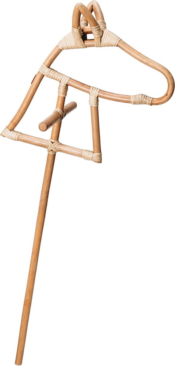 Poppie Toys Rotan stokpaard