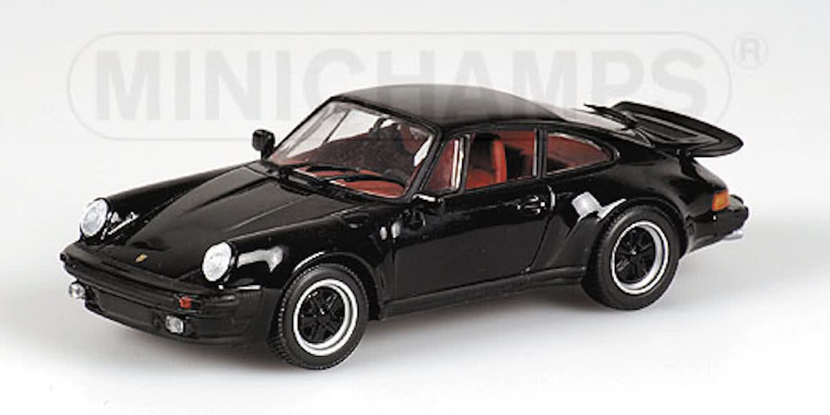 Porsche 911 Turbo 1977 Zwart 1:43 Minichamps