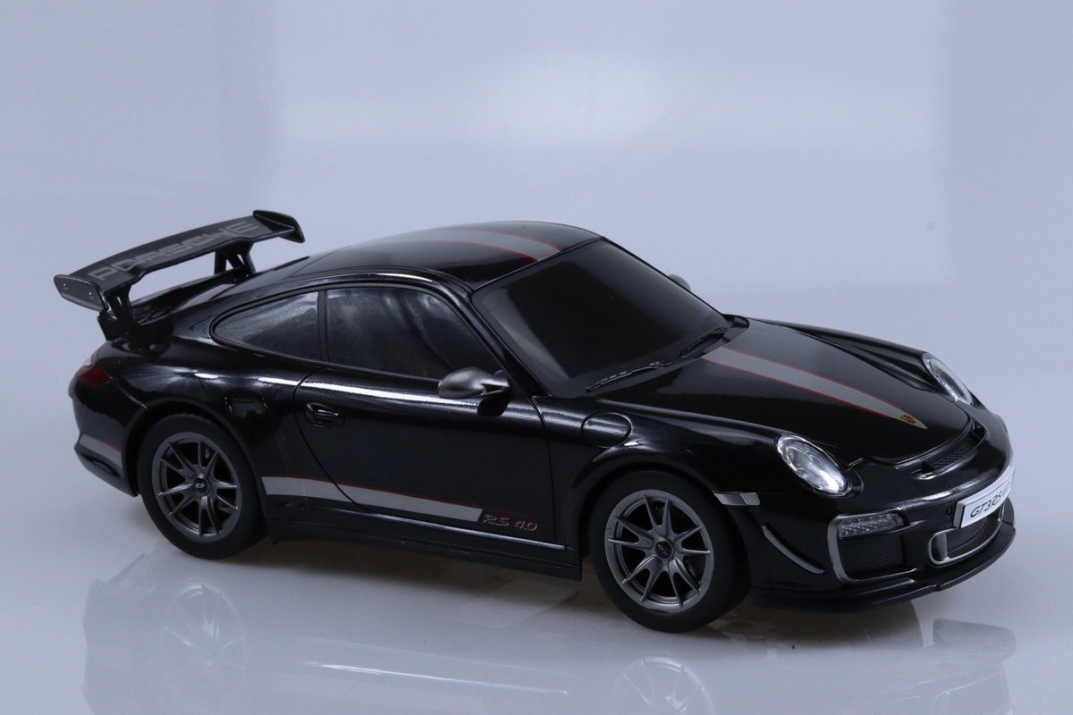 Radiografisch Bestuurbare Licentie Auto – Porsche 911 GT3 RS 4.0 - Schaal 1:18 – Elektrisch Bestuurbare Auto - RC CAR - Zwart