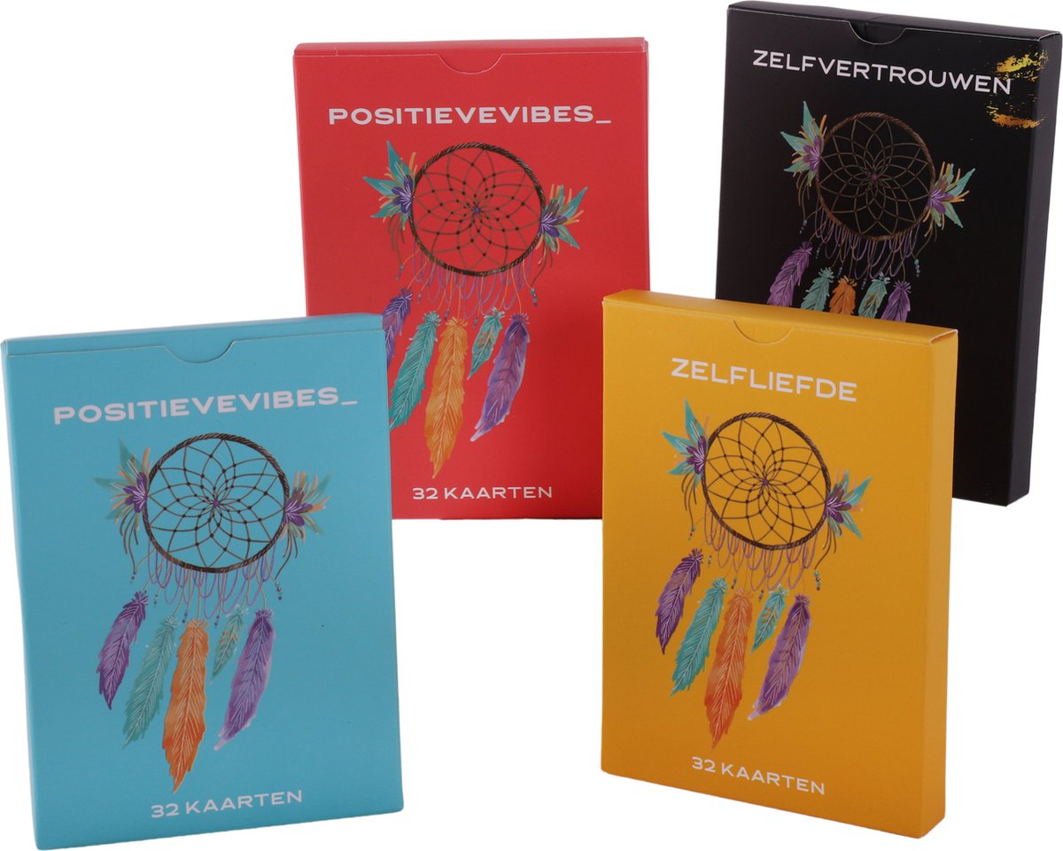 Positievevibes - Combiset - Affirmatiekaarten- Affirmaties - Zelfvertrouwen - Zelfliefde - Zelfontwikkeling