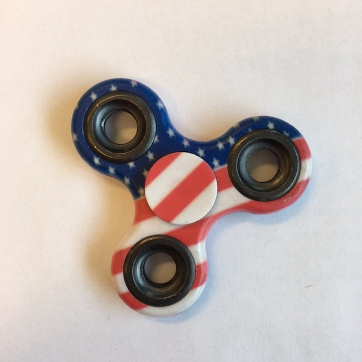 Fidget Spinner/ Finger Spinner / USA / Amerikaanse Vlag / Hand Spinner