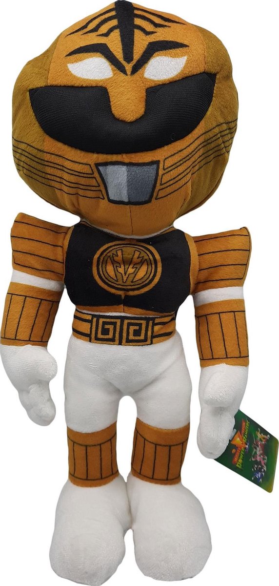 Power Rangers - Tommy Oliver - Gold Ranger - Pluche Knuffel - 33 cm