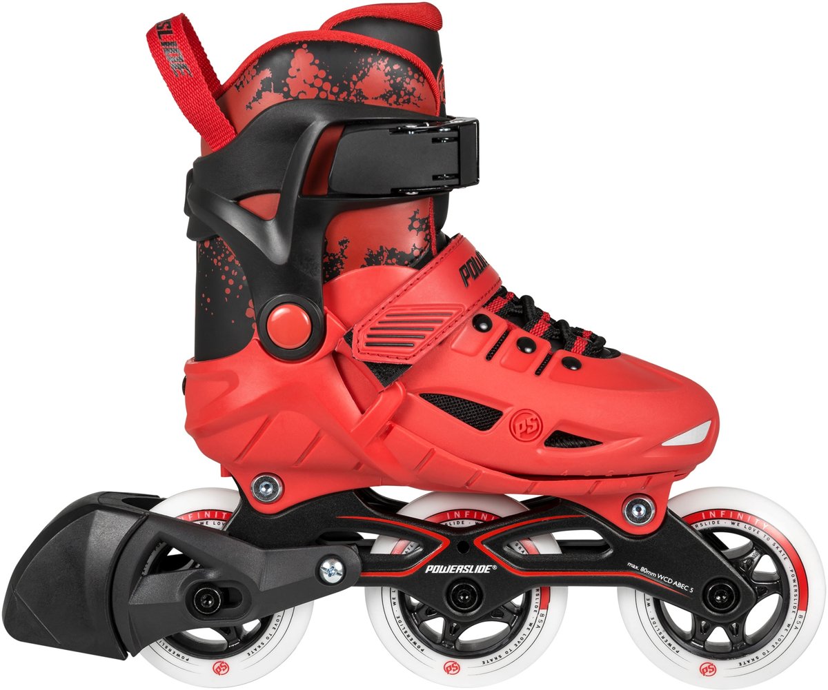 POWERSLIDE PHUZION INLINE SKATES, ROOD/ZWARTD