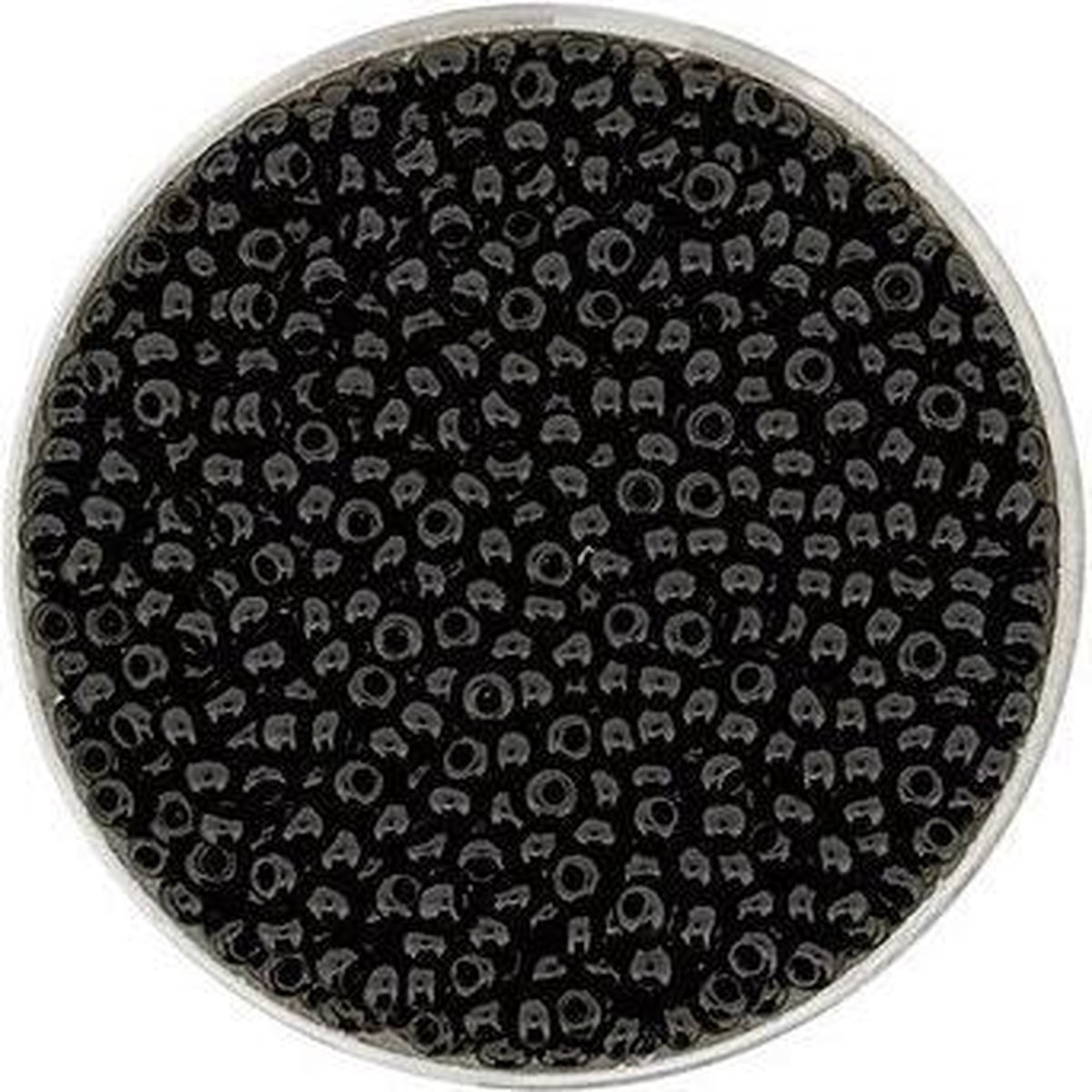 9203-4 Rocailles zwart opaque 2.6mm