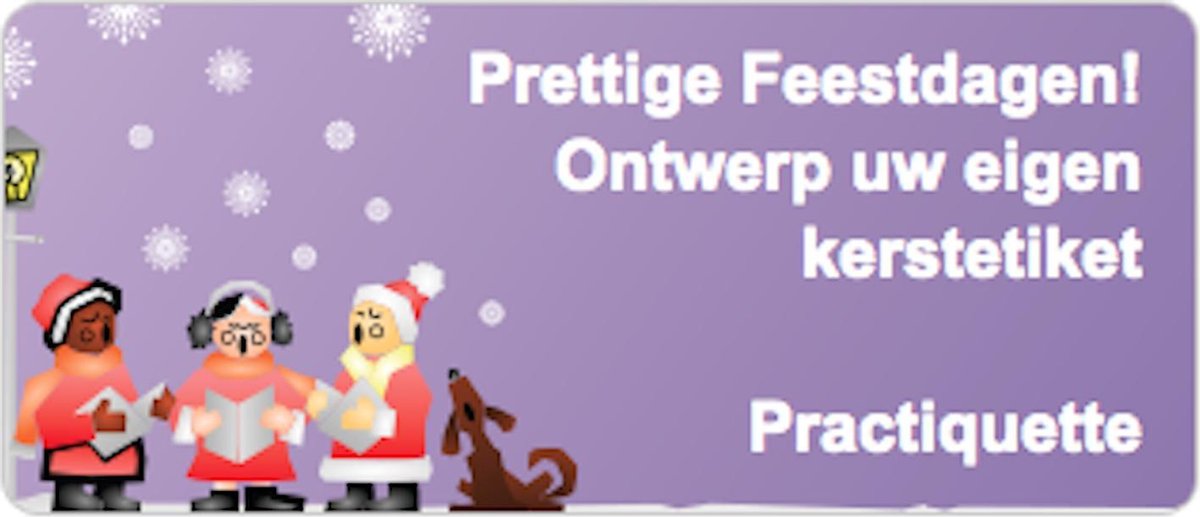 Kerst sticker met eigen tekst - kerstlied - 150 stuks - gepersonaliseerd - luxe uitstraling - rechthoek 21x48mm