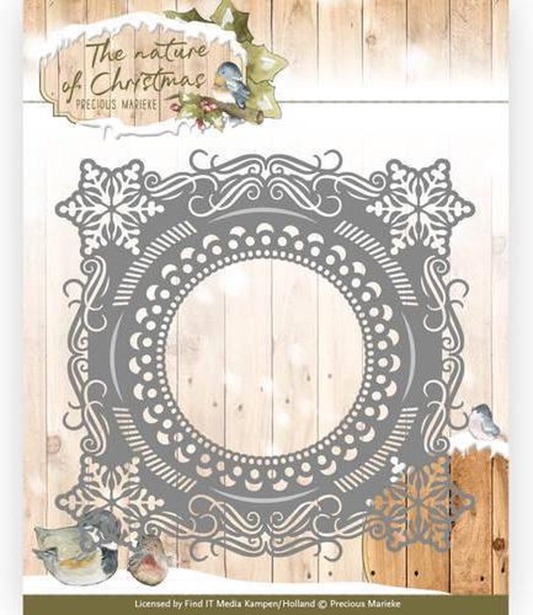 Mal -   - The Nature of Christmas - Kerst Sneeuwvlok Omlijsting