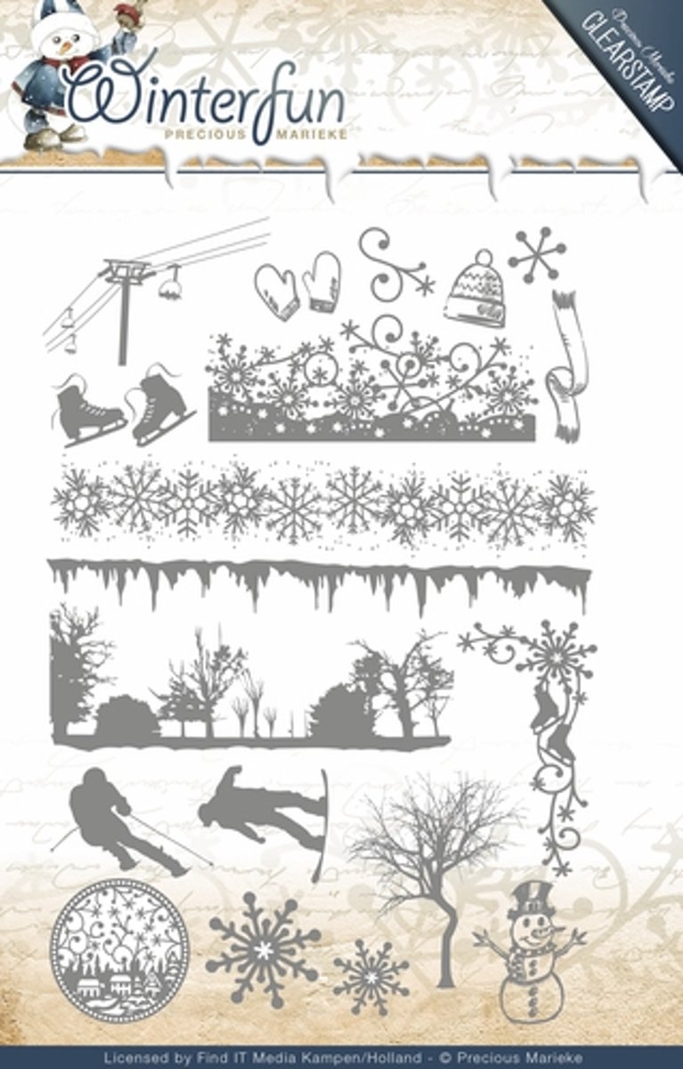 Stempel - Precious Marieke - Winterfun