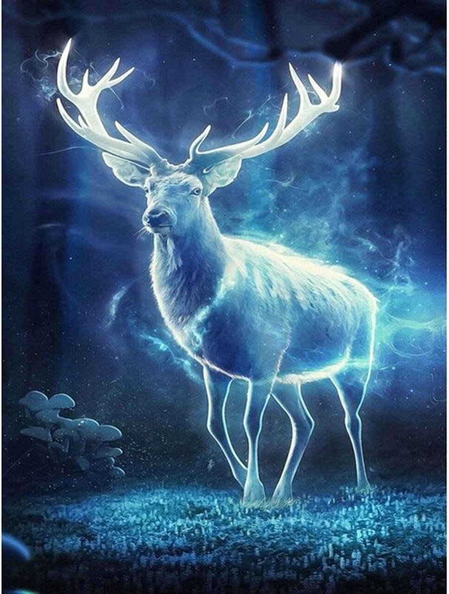 Premium Paintings - Patronus van Harry Potter - Diamond Painting Volwassenen - Pakket Volledig / Pakket Full - 30x40 - Moederdag cadeautje