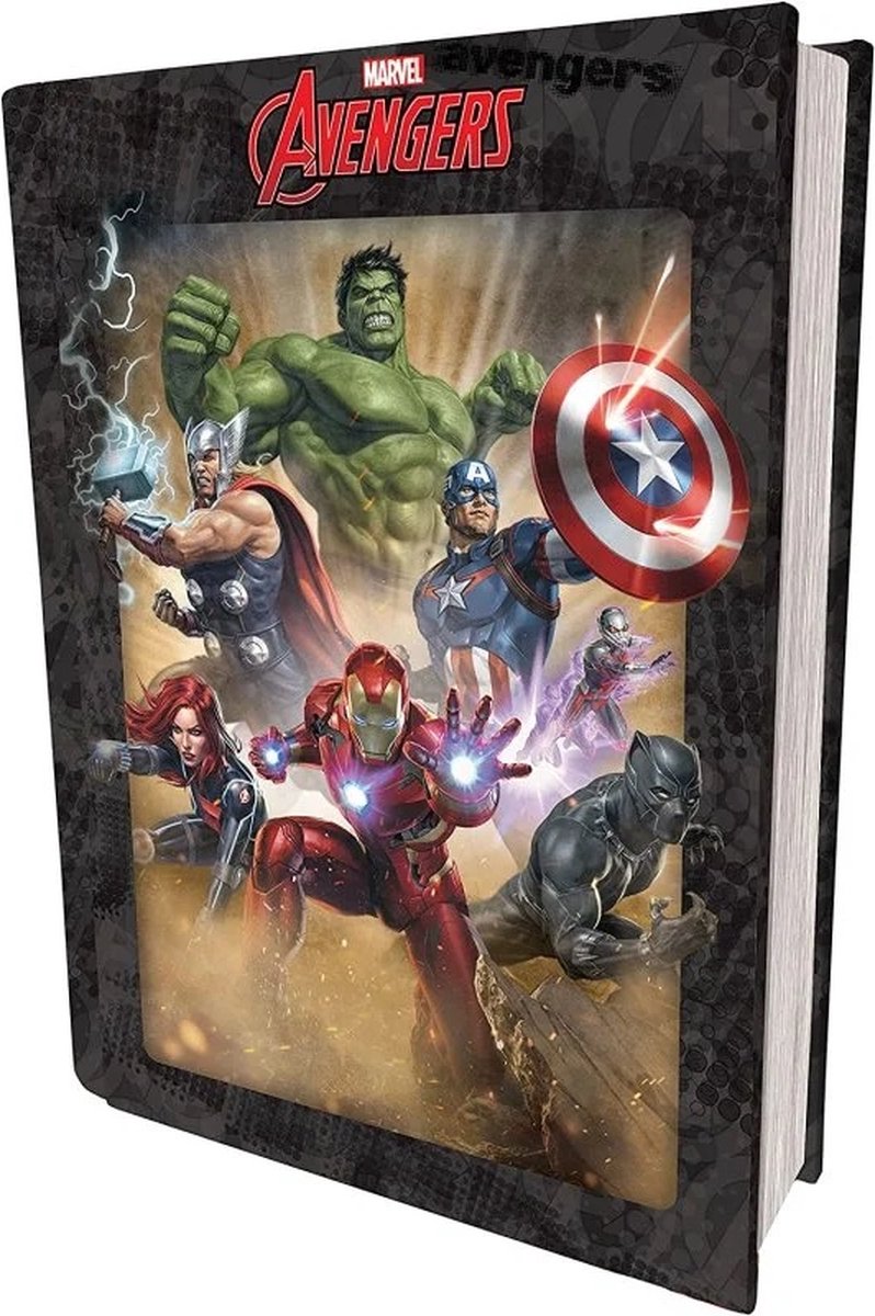 Marvel - De originele Avengers Lensvormige Puzzel Boek 300 stk 41x31 cm