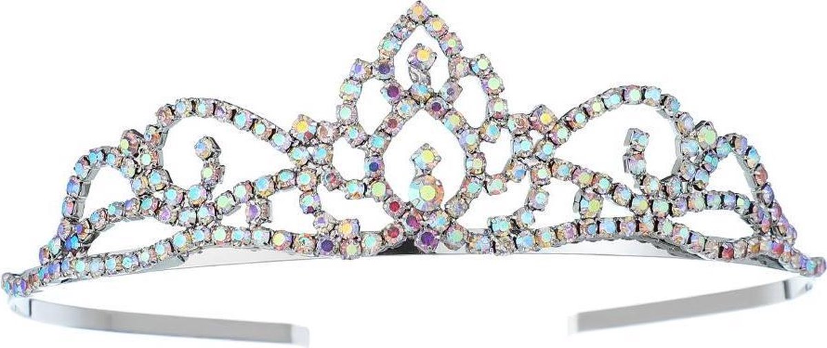 Prinses - Luxe Tiara/kroontje - Frozen - Rapunzel - Doornroosje - Elsa - Anna - Prinsessenjurk - Verkleedkleding