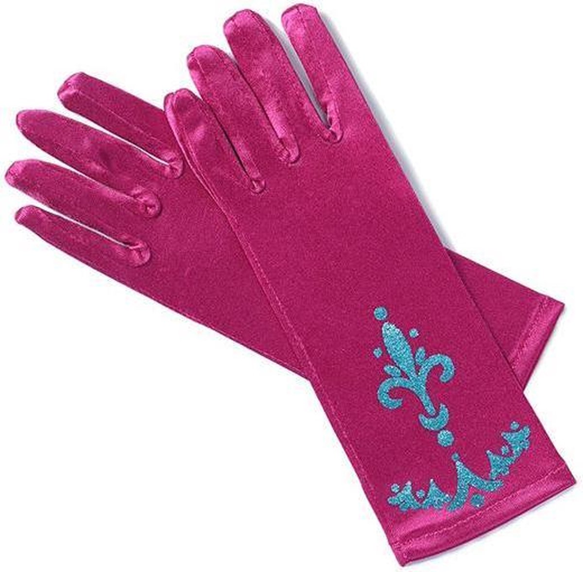 Prinses Elsa - Frozen handschoenen - Donker roze - Prinsessenjurk Accessoires