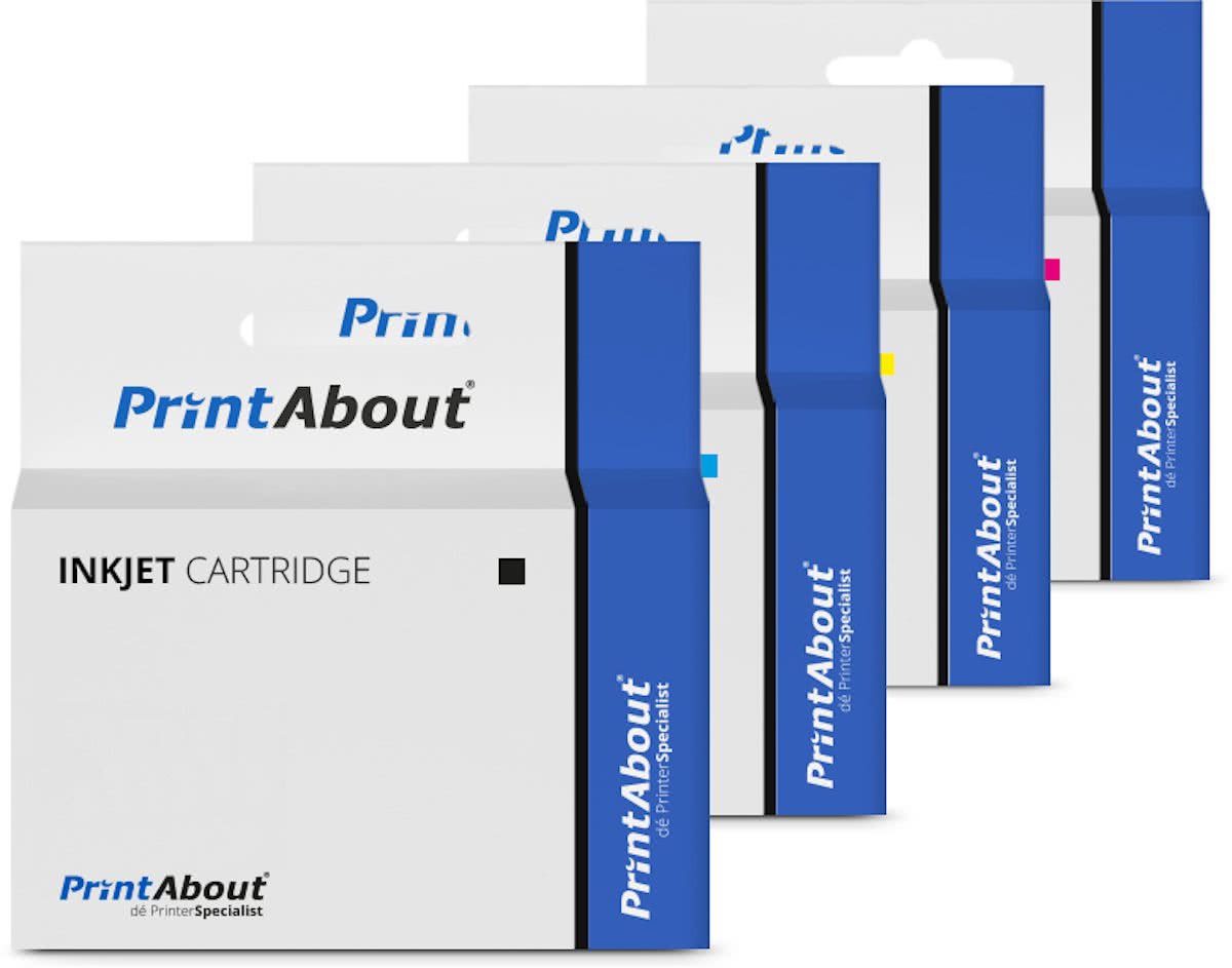 PrintAbout - Inktcartridge / Alternatief voor de Brother LC-1000VALBP / 4 Kleuren