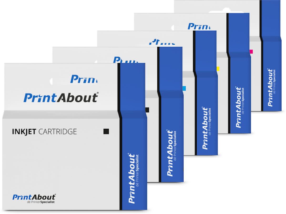 PrintAbout - Inktcartridge / Alternatief voor de Epson T3357 / 5 Kleruen