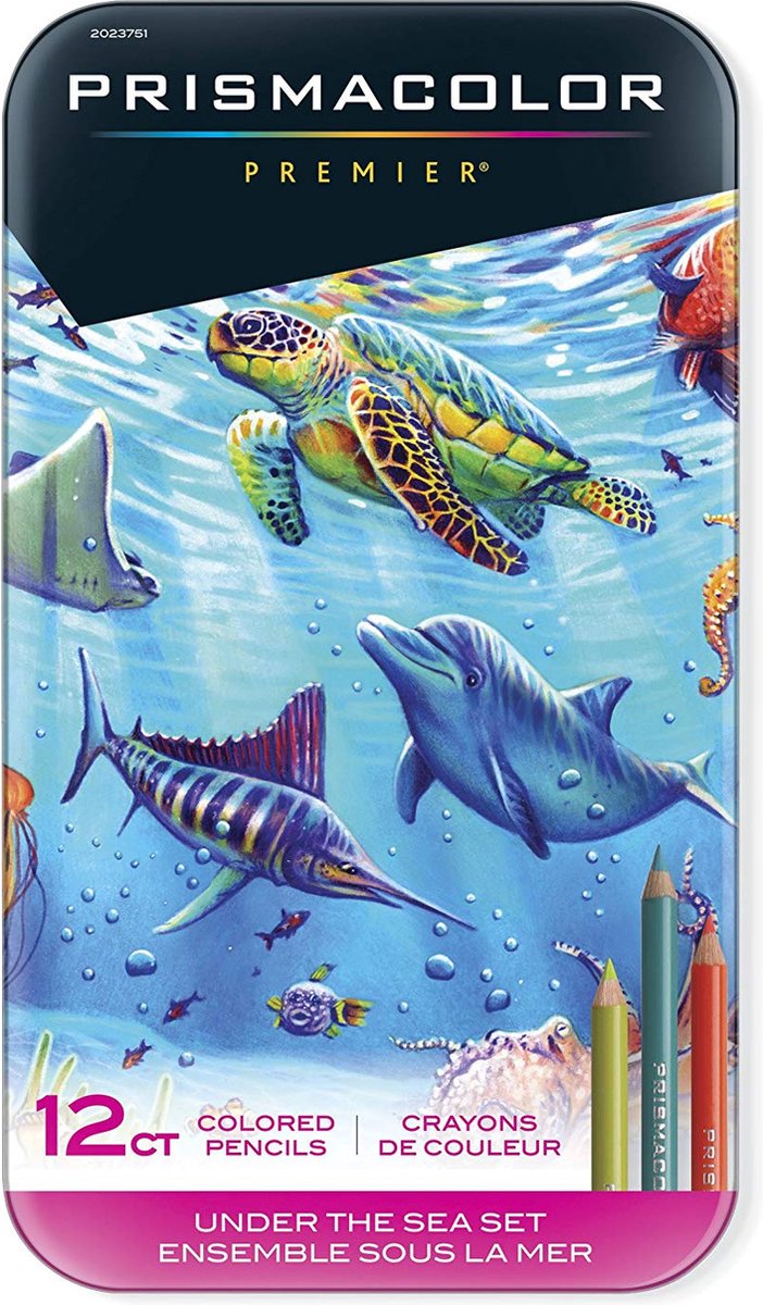 Prismacolor Premier 12 Under the Sea set Soft Core Colored Pencils - Kleurpotloden