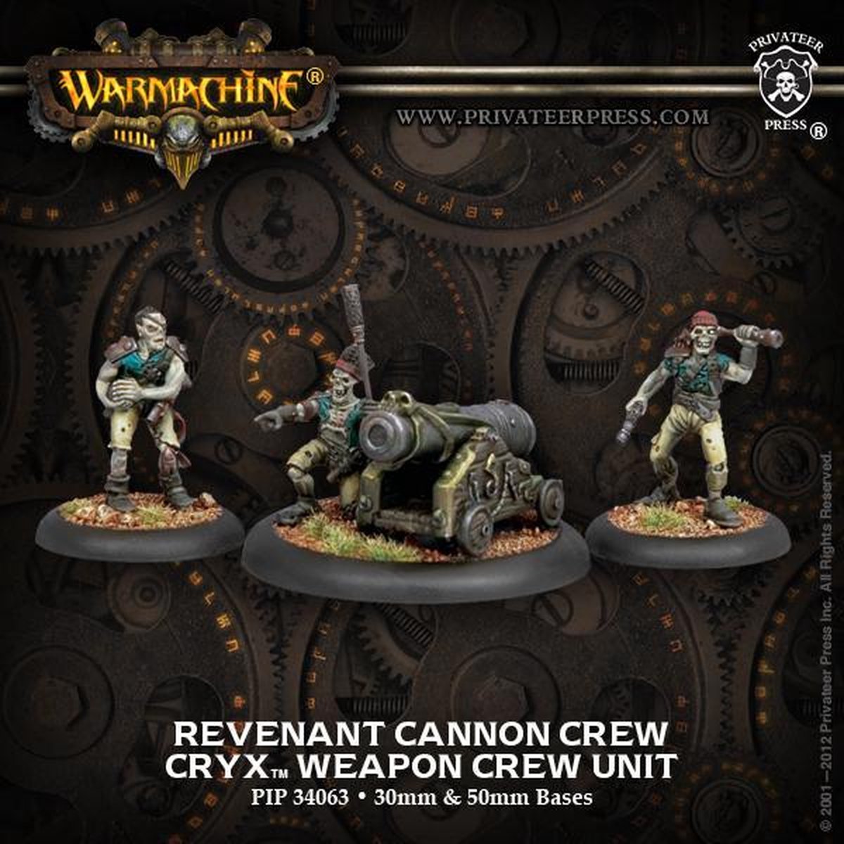 Cryx Revenant Cannon Crew