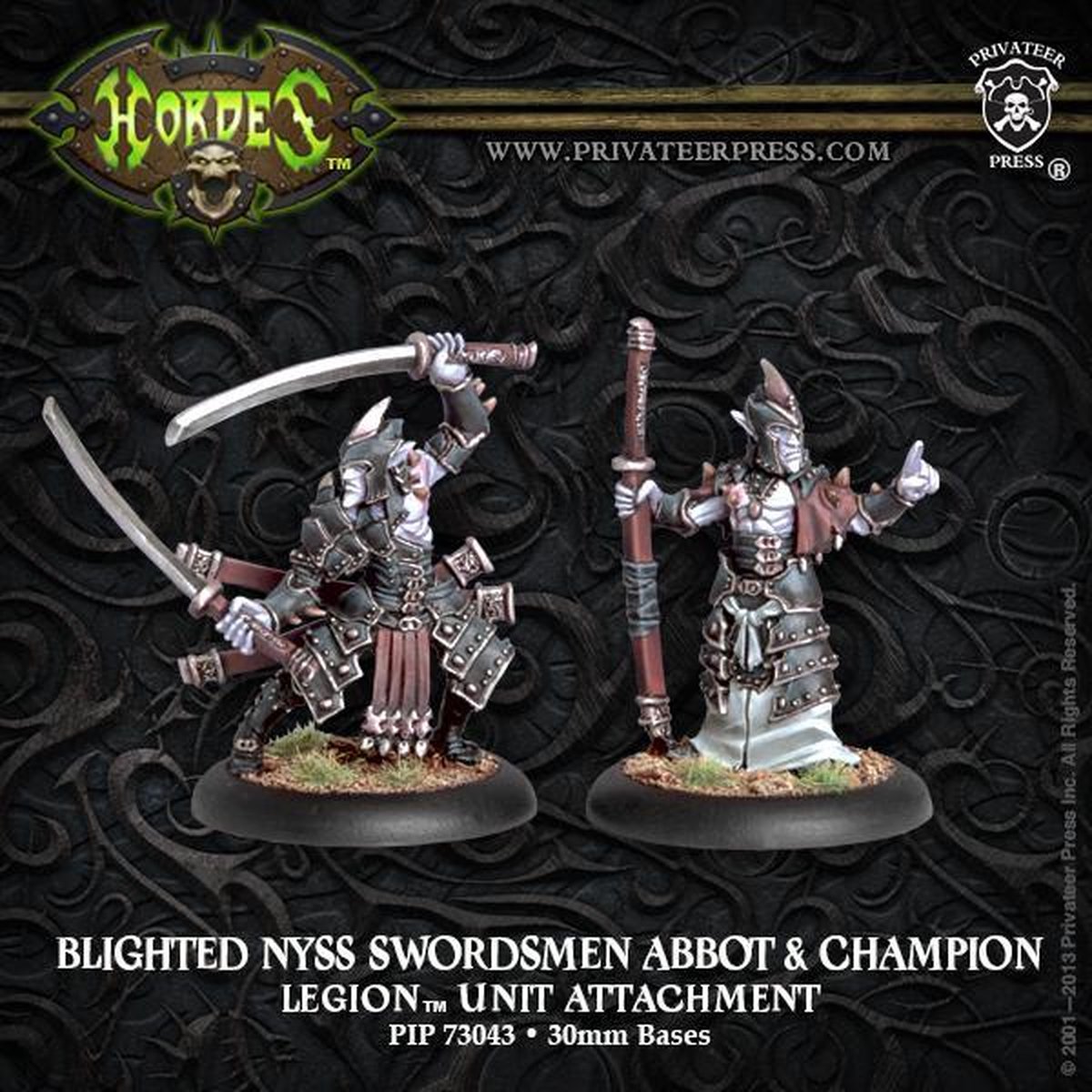 Everblight Blighted Swordsmen Abbott and Champion