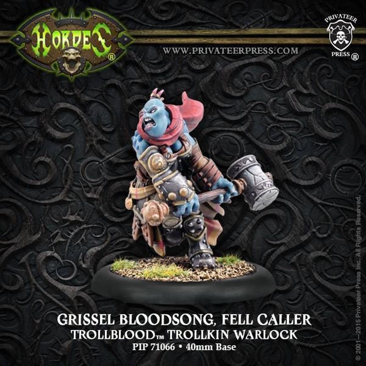 Trollbloods Grissel Bloodsong resculpt