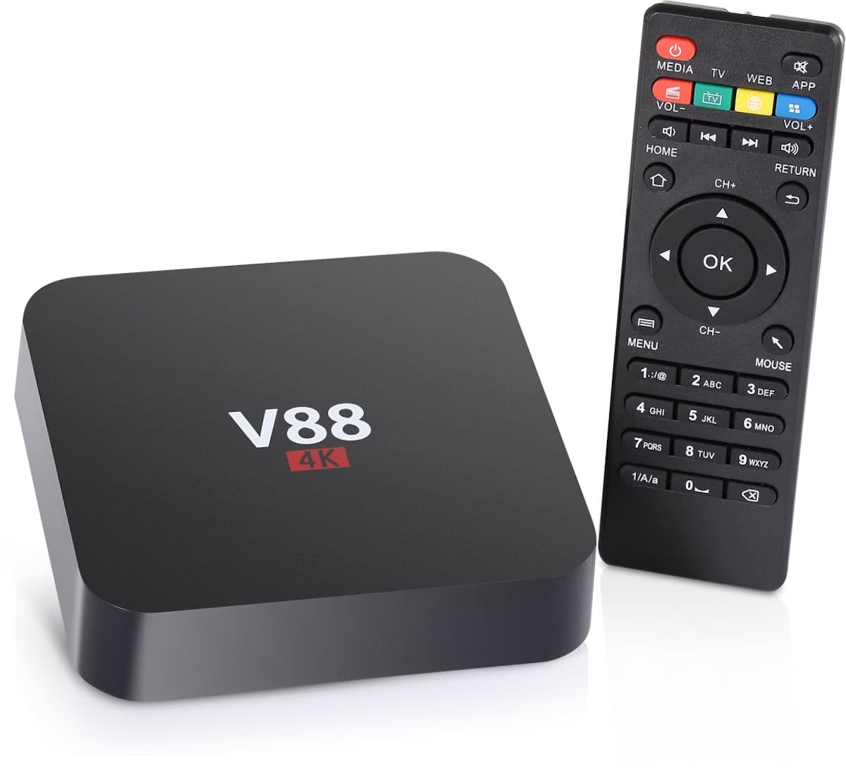 V88 4k Ultra HD Android 5.1 TV Box kodi 16.0 met Afstandsbediening (NEDERLANDSE HANDLEIDING)