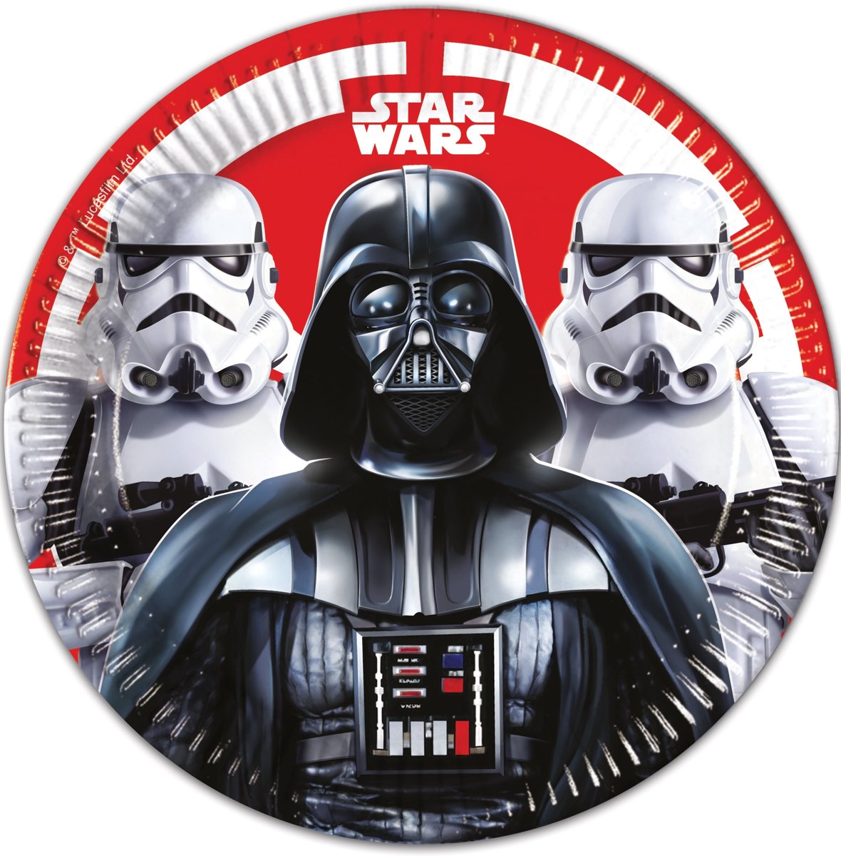 8 Star Wars Final Battle™ borden - Feestdecoratievoorwerp