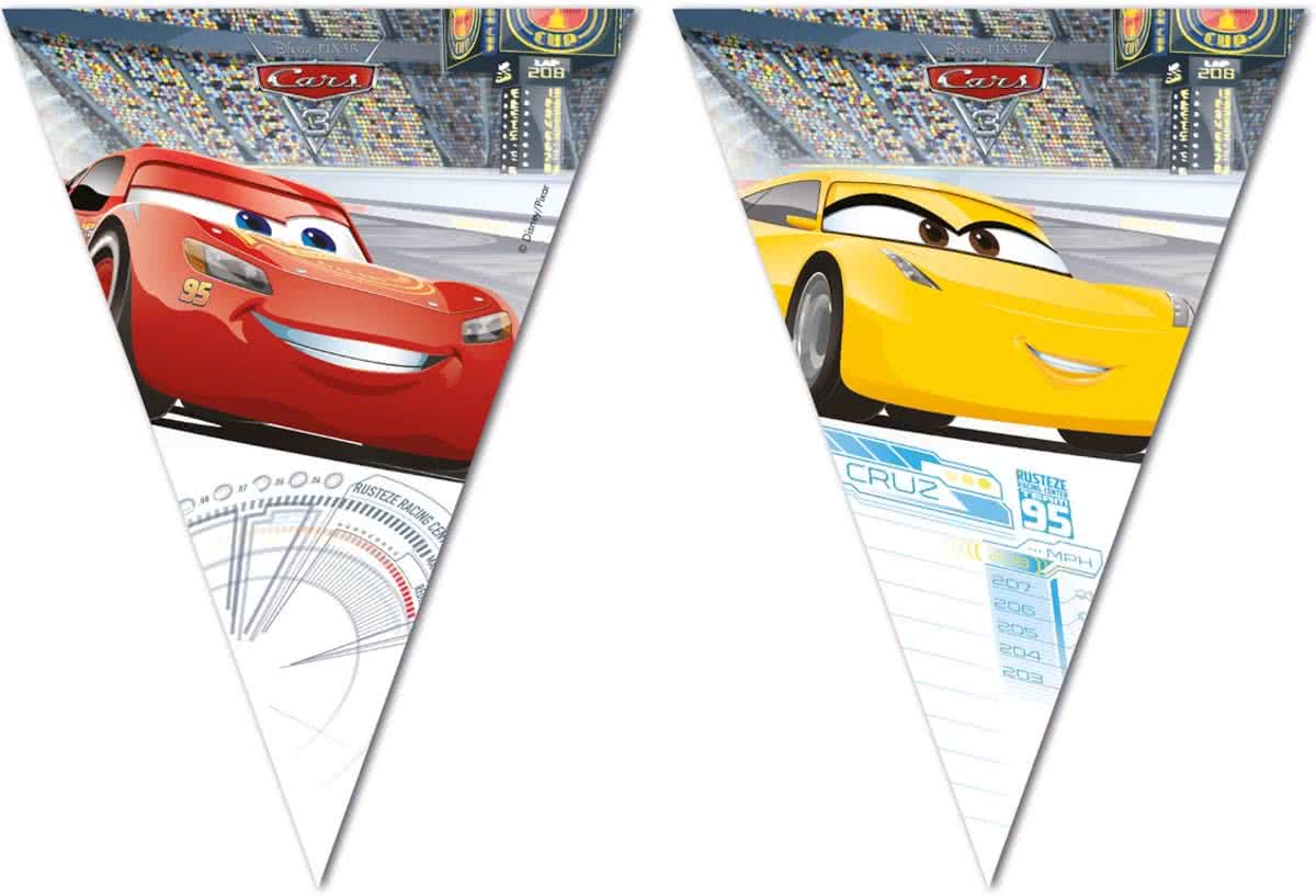 Cars 3 Vlaggenlijn - 2 mtr