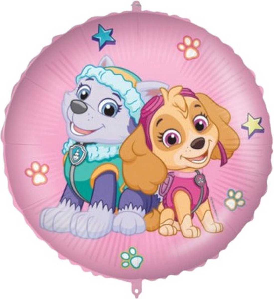 folieballon Paw Patrol junior 45 cm lichtroze