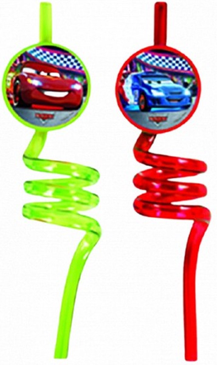 rietjes Cars junior rood/groen 2 stuks