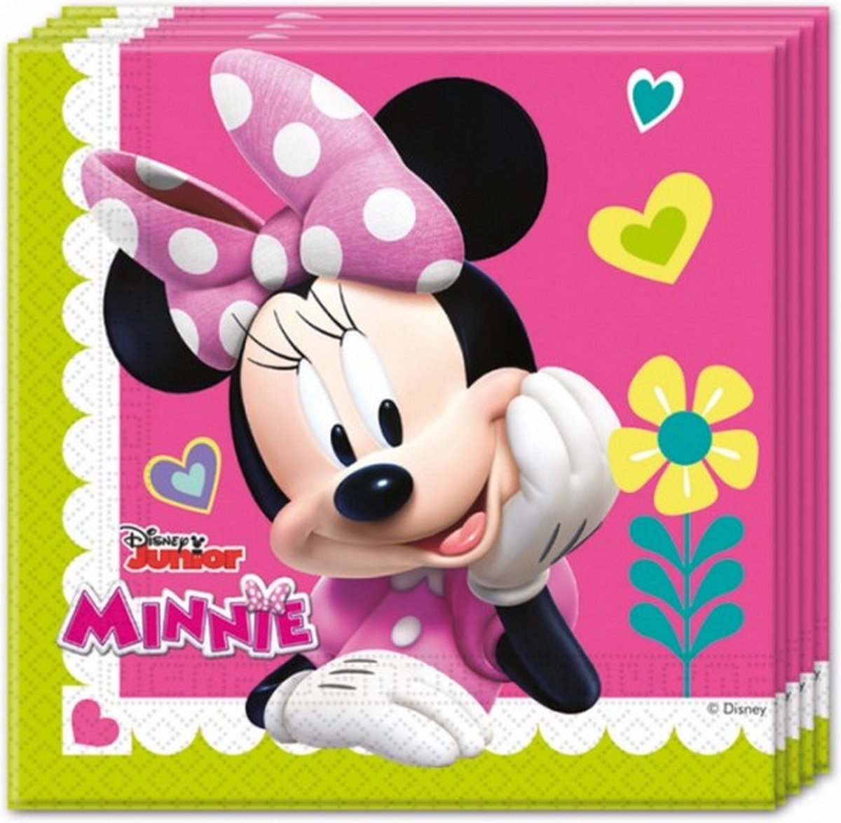 servetten Minnie Mouse 2-laags 33 cm papier 20 stuks