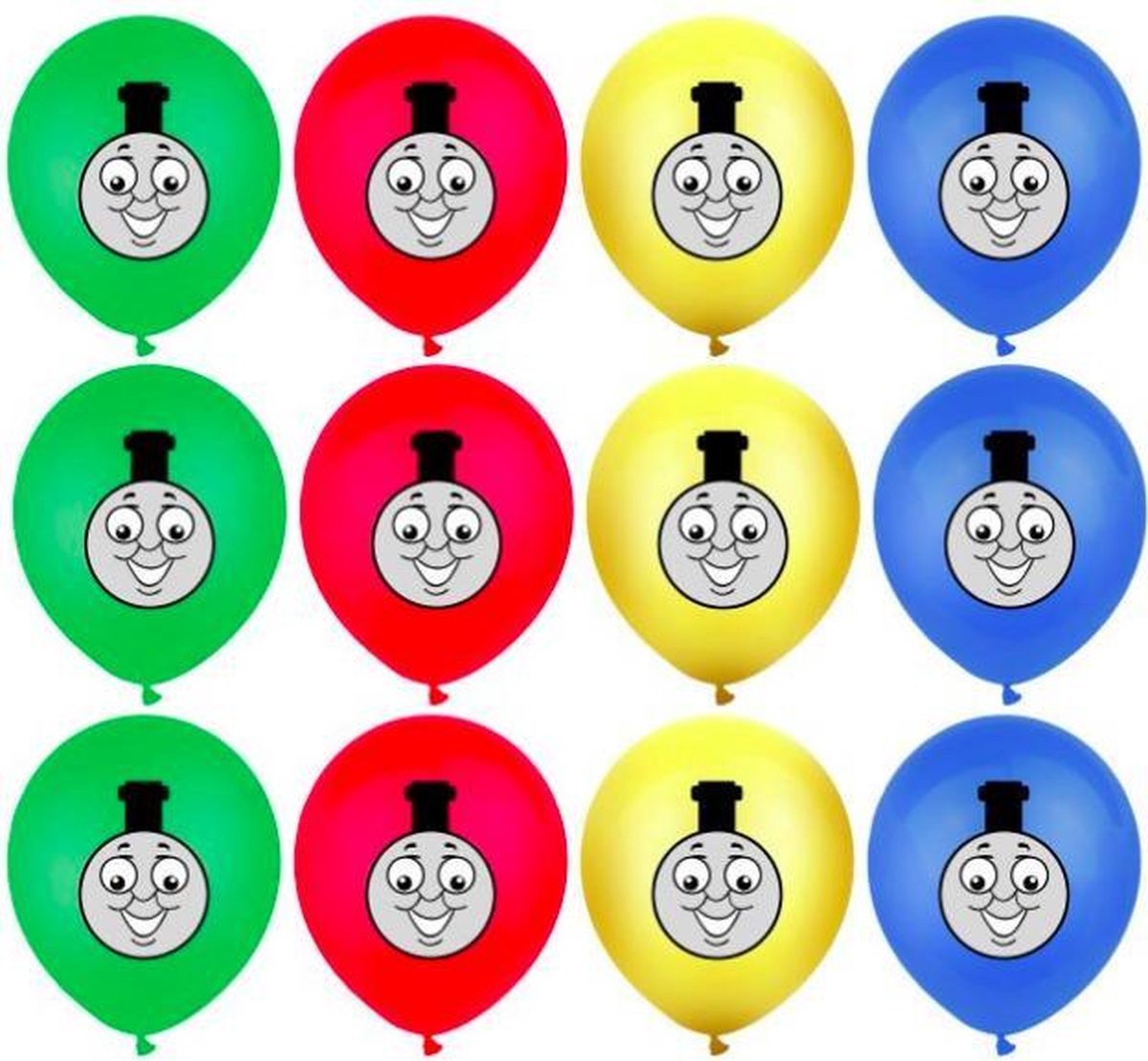 ProductGoods - 10x Thomas de Trein Ballonnen Verjaardag -Verjaardag Kinderen - Ballonnen - Ballonnen Verjaardag - Thomas de Trein - Kinderfeestje