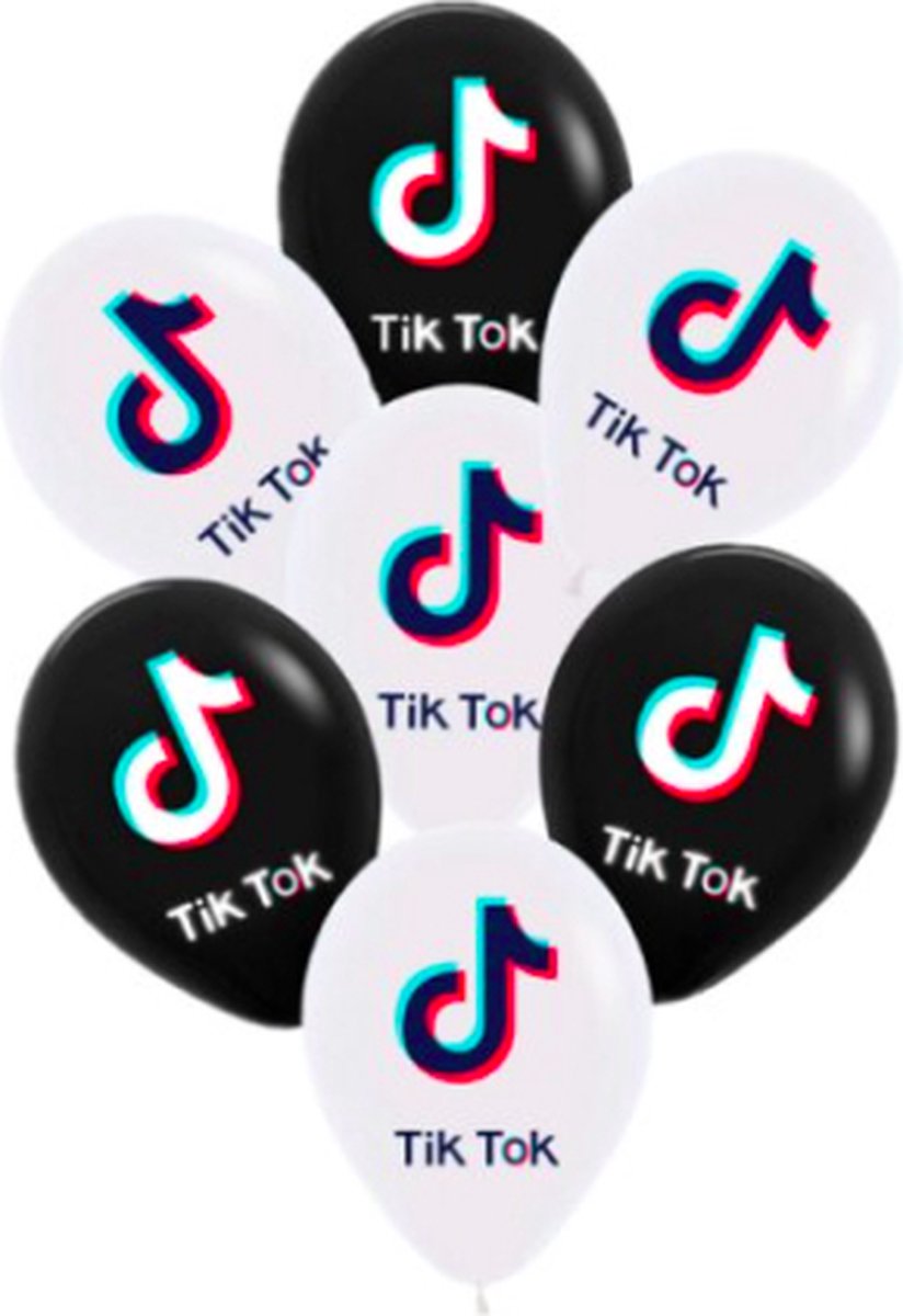 ProductGoods - 10x Tiktok Ballonnen Verjaardag - Verjaardag Kinderen - Ballonnen - Ballonnen Verjaardag - Tiktok - Kinderfeestje