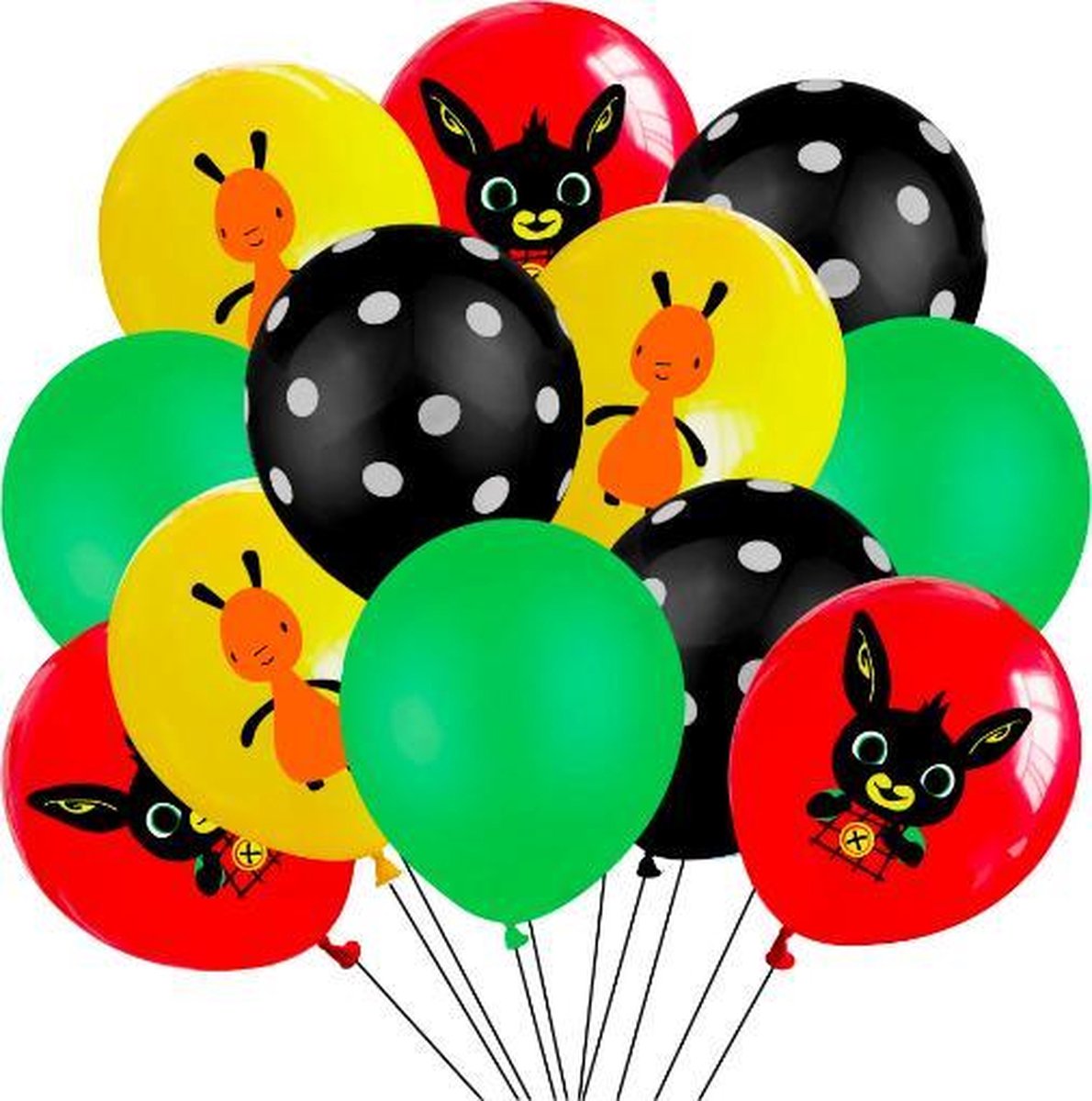 ProductGoods - 12x Bing Ballonnen Verjaardag - Verjaardag Kinderen - Ballonnen - Ballonnen Verjaardag - Bing - Kinderfeestje