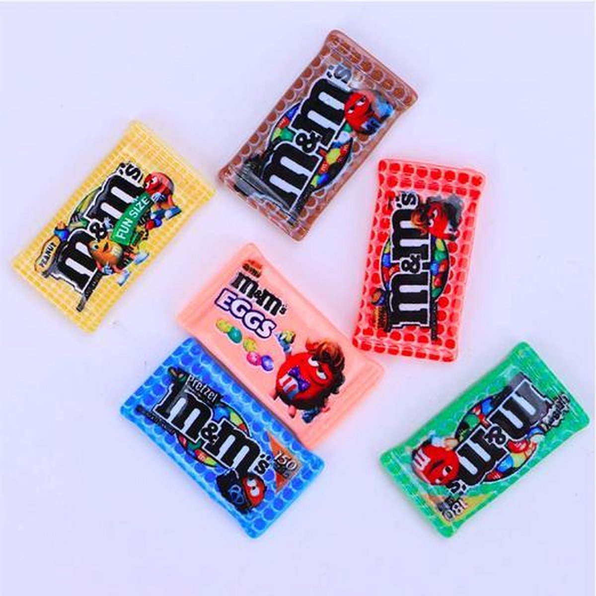 ProductGoods - 6x Miniatuur M&Ms - Speelgoed - Educatie - Miniatuur - M&Ms Miniatuur