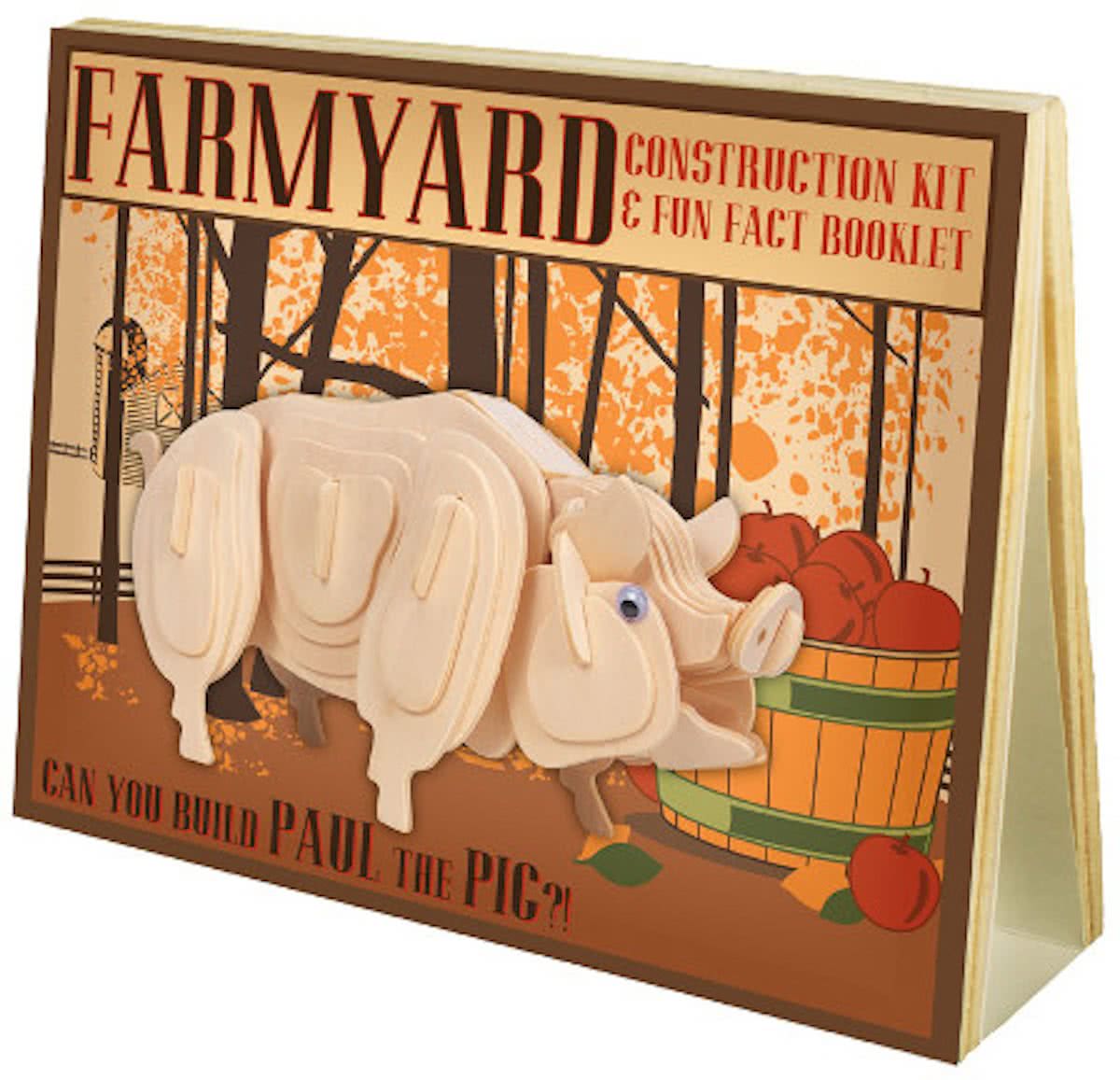 Animal Construction Kit - Farmyard Paul Pig