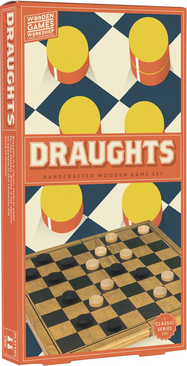 Draughts Wooden Games - Damspel